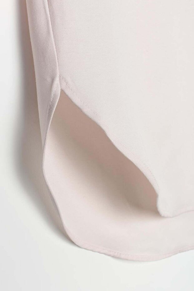 Light Pink-Oversize Basic Shirt - 6