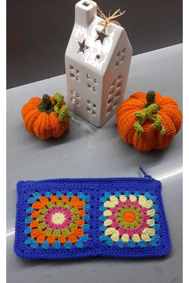 El Örgüsü Motifli Astarlı Mini Cüzdan - 3