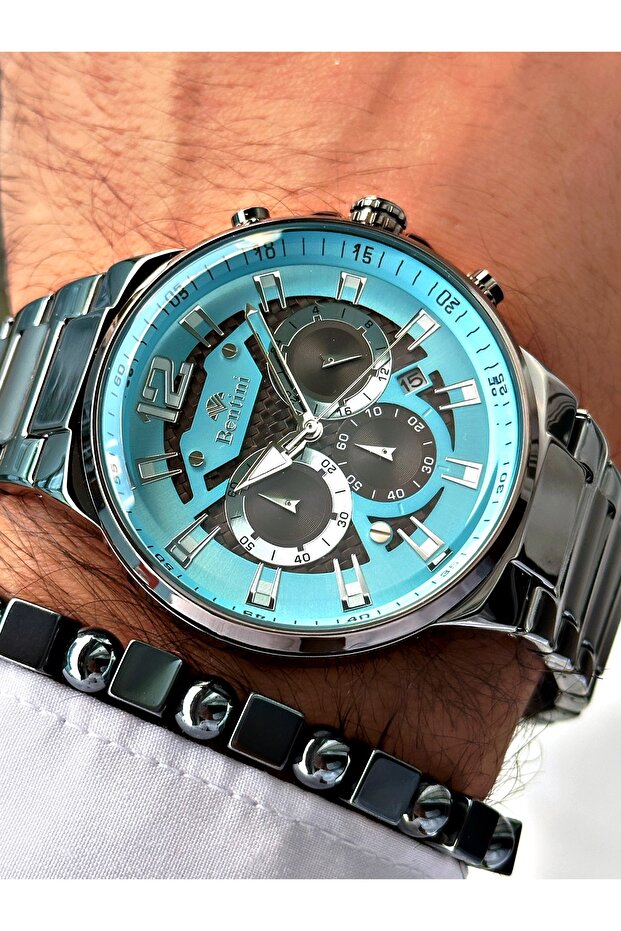 Bentini Round Design Function Men's Watch - 3