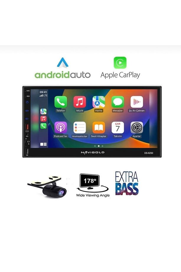 Ds-6250 Car Playli Oto Teyp Multimedya (ANDROİD DEĞİLDİR) Ful Hd 7'' Bluetooth-çift Usb 4x55w - 1