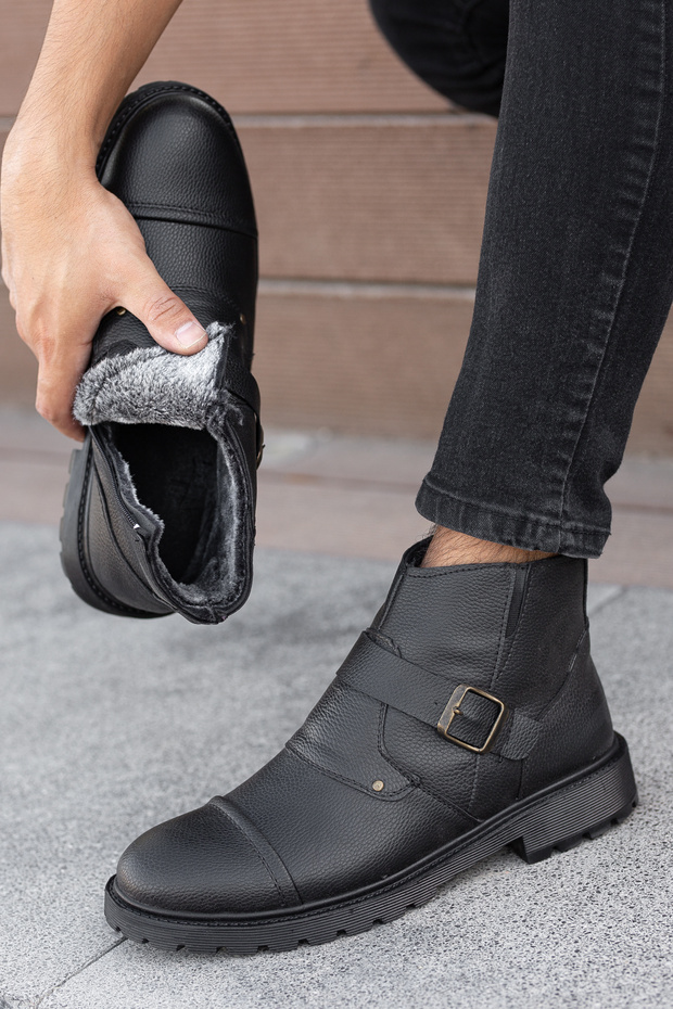 Rodriguez Guaranteed Zippered Fur Cold-Proof Men's Boots