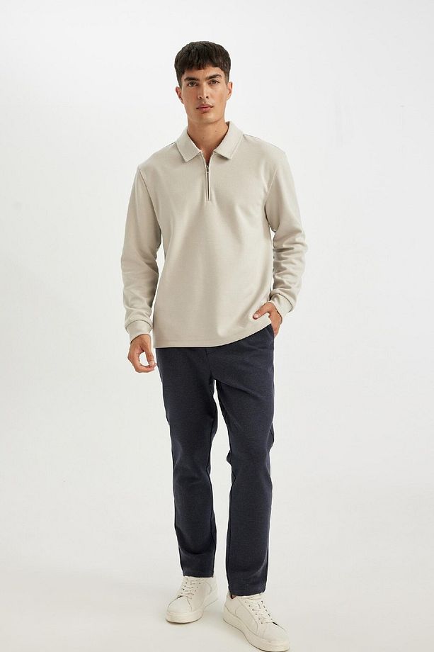 Kumaş Pantolon Tailored Regular Fit Normal Kesim Basic Düz Cepli Düz Paça D3707ax24au - 2