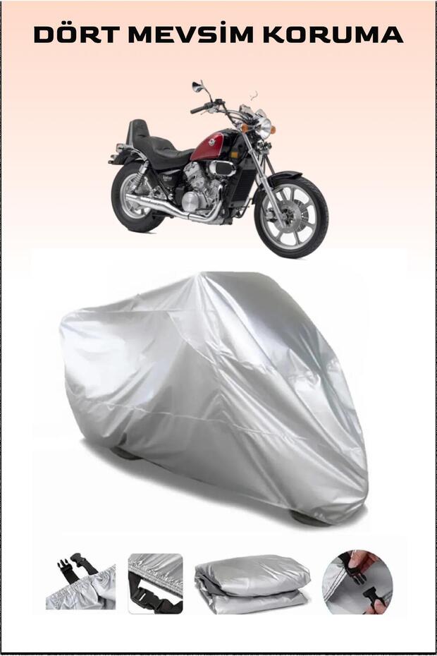 Motorcycle Cover/Engine Protector Compatible with Kawasaki VN 750 Vulcan