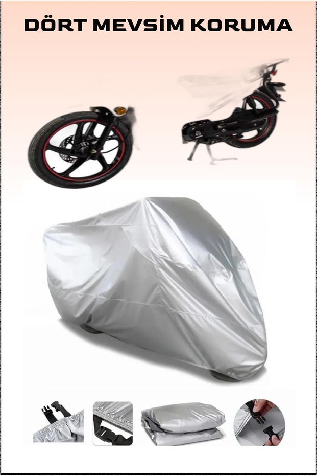 Arora Ar 50-50 Kasırga Compatible Motorcycle Tarpaulin, Motor Cover