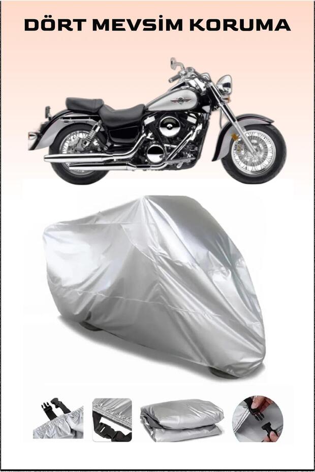 Motorcycle Cover/Engine Protector Compatible with Kawasaki VN 1500