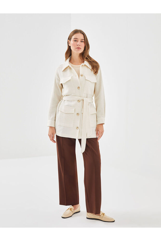 Lcwk Dokulu Kadın Tüvit Gömlek Ceket - 2