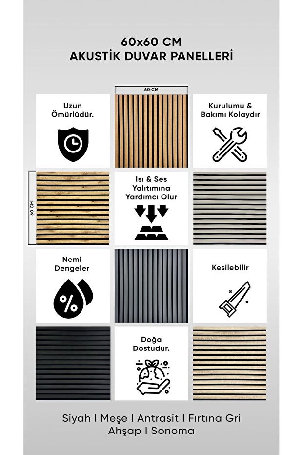 Yeni Nesil Duvar Paneli 60x60 - 3