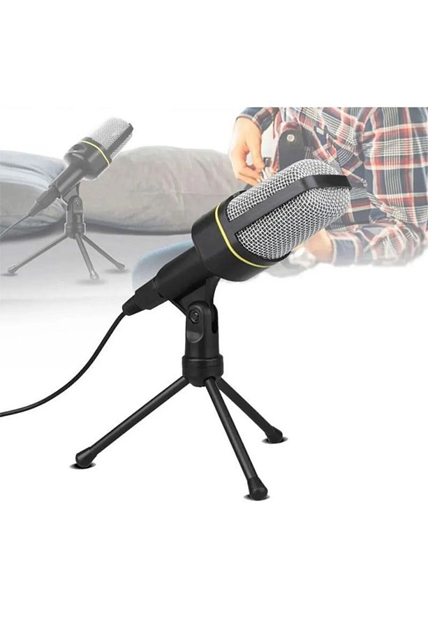 3.5 Mm Masa Üstü Tripodlu Mikrofon Multimedia Mikrofon - 4