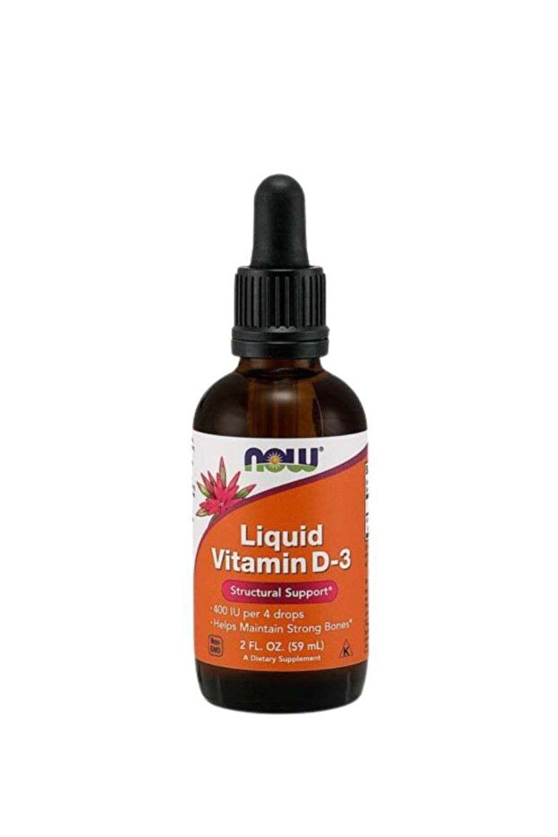 Foods Liquid Vitamin D-3 400 Iu/ 4 Drops, 60ml