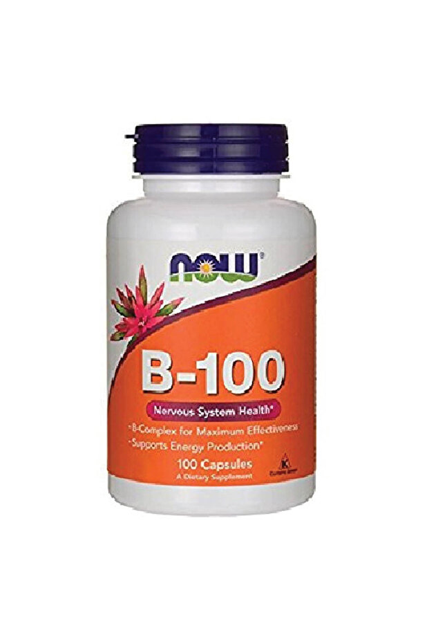 Foods Vitamin B-100 Dietary Supplement, 100 Capsules