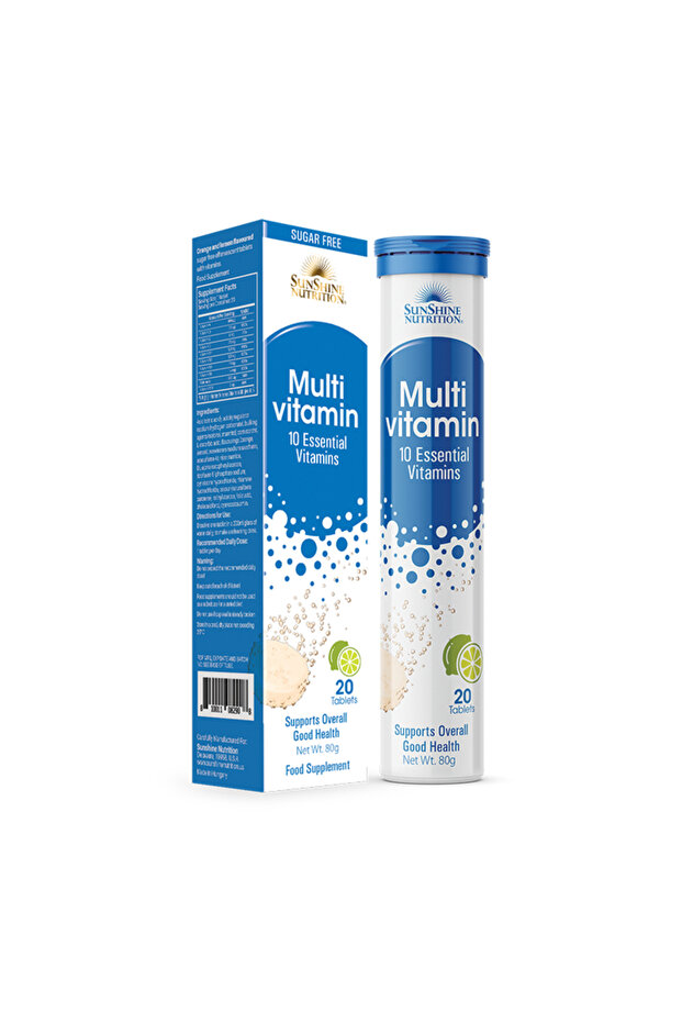 Nutrition Multivitamin Effervescent Tablets, 20 Tablets
