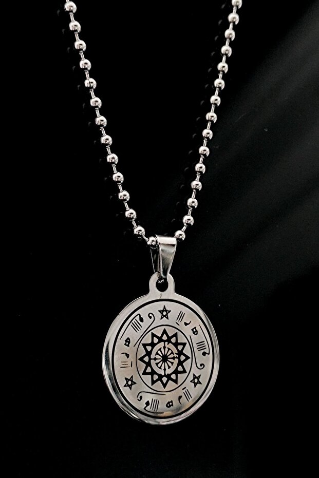 Rufai Rose Silver Color Steel Necklace Ball Chain Cklrufalgul-gms