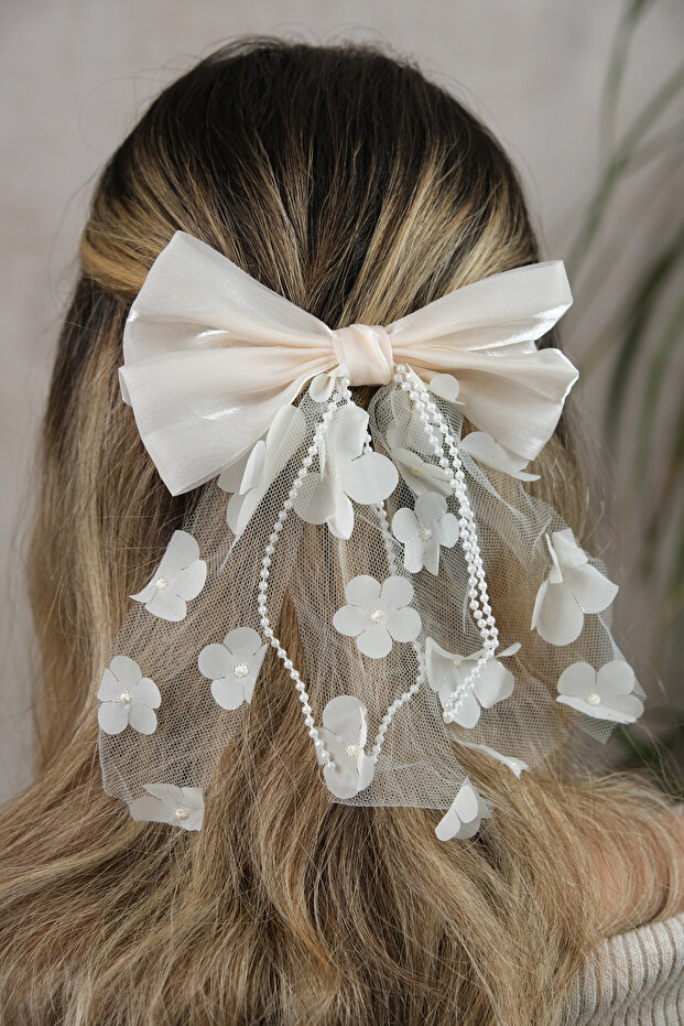 Vip Patterned Bow Buckle - 1