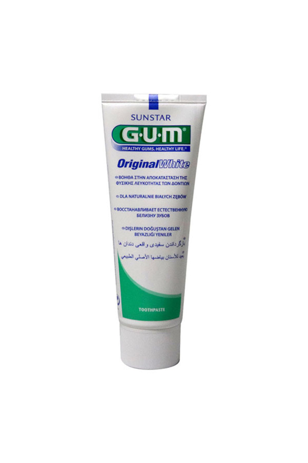 Gum Original Sensitivity Relief-Plaque Removal-Anti-Bacterial-Eliminates White Toothpaste, 75ml