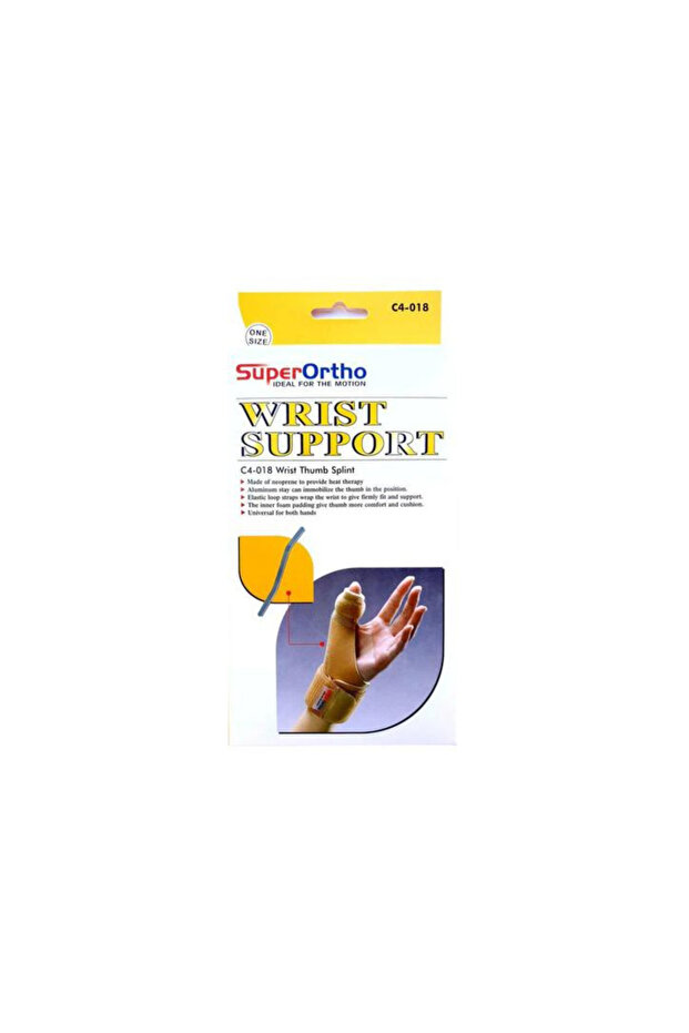 Super Ortho Wrist With Thumb Splint O4-001R -(L)