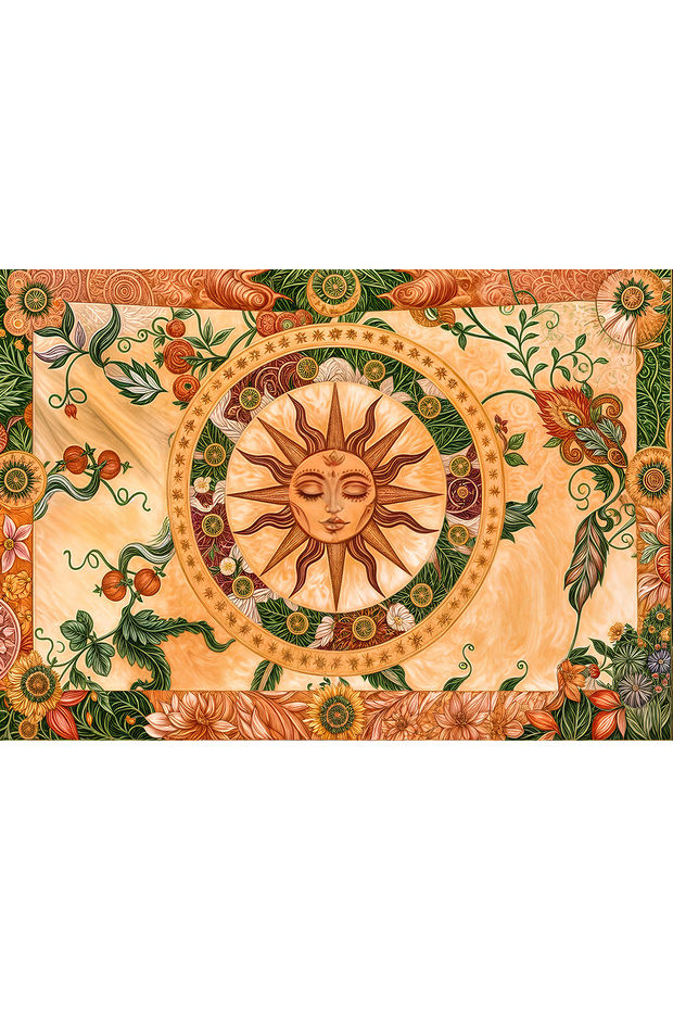 Kaliteli Kumaş , Canlı Renkler Duvar Örtüsü Duvar Halısı Wall Tapestry - 3