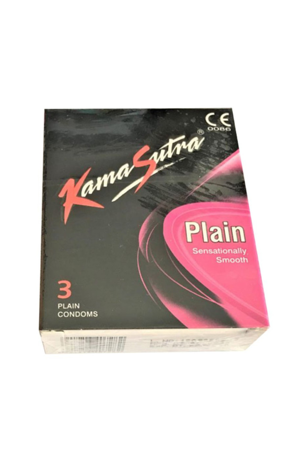 Kamasutra Plain Condoms, 3 Pieces