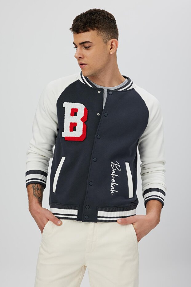 College Type Bomber Jacket - 1