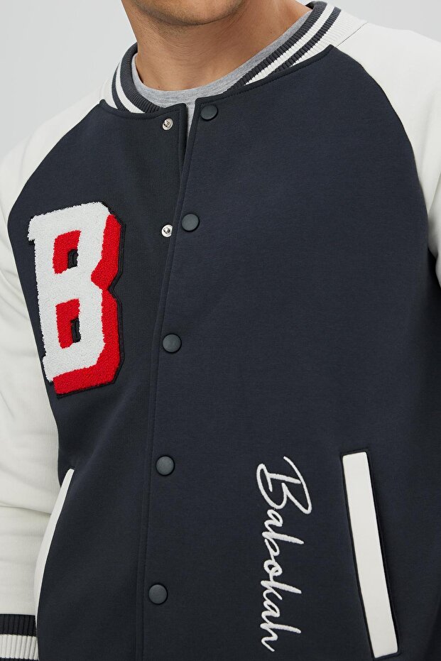 College Type Bomber Jacket - 3