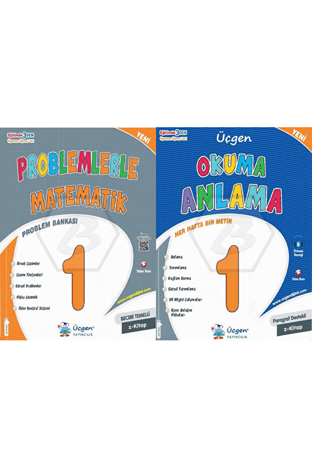 1. Sınıf - PROBLEMLERLE MATEMATİK - 2024 & 1. Sınıf - OKUMA ANLAMA - 2024 - 1