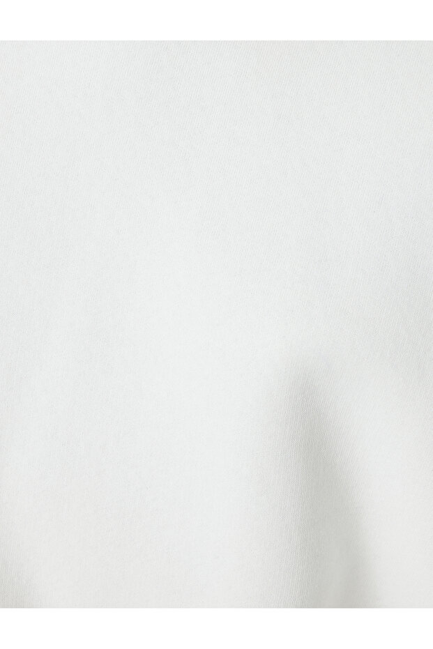 Basic Oversize Sweatshirt Long Sleeve Crew Neck - 6