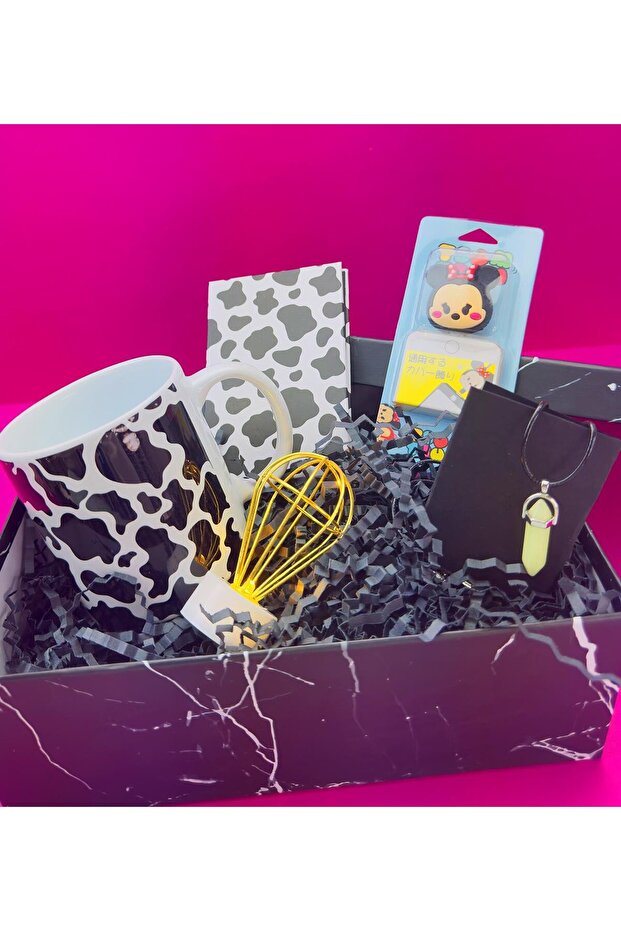 İnek Tasarımlı Hediye Seti - 4