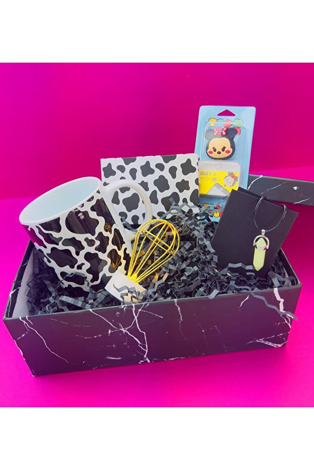 İnek Tasarımlı Hediye Seti - 5