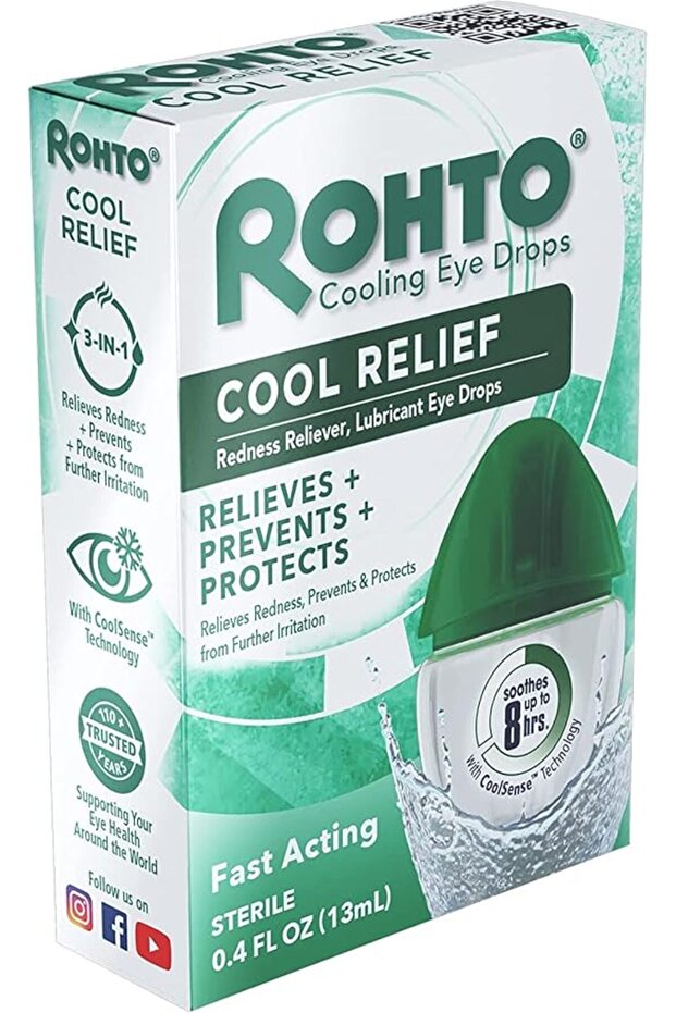 Cool Redness Relief Eye Drops, 13ml