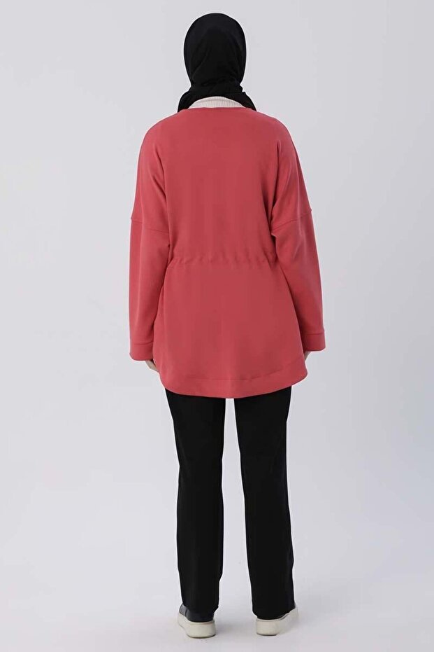 Rose-Belden Jacket with Drawstring Pockets - 4