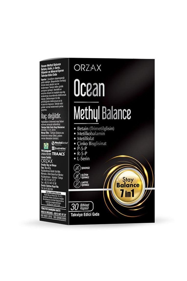 Ocean Methyl Balance Vitamin B and Mineral-Containing Supplementing Food 30 Capsules
