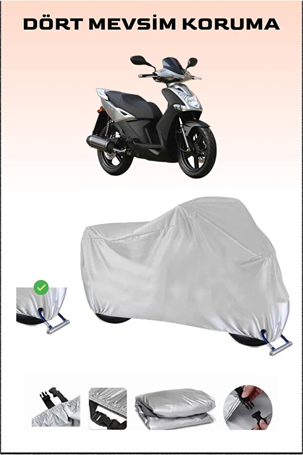 Kymco Agility City 200 - دراجة نارية متوافقة مع القفل وآمنة ومقاومة للماء
