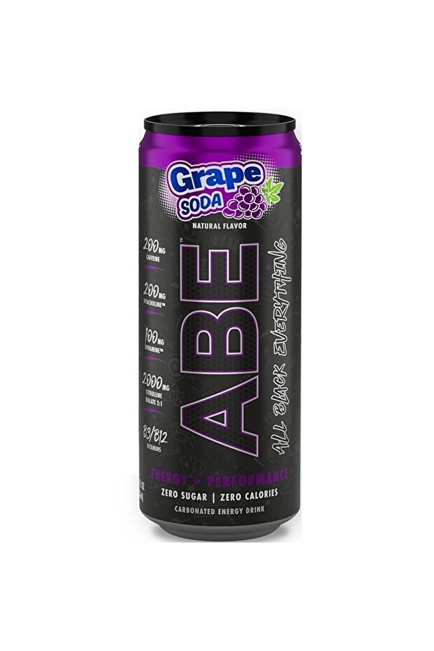 An Abe Energy+Performance Grape Soda 330Ml (New )