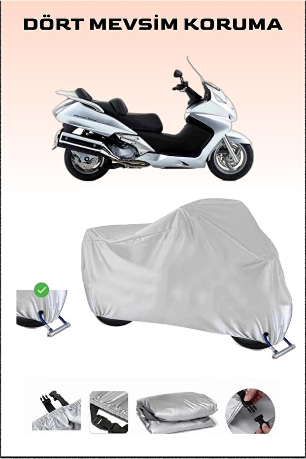 دراجة نارية Honda Silverwing FJS 600 ABS - متوافقة مع القفل، آمنة ومقاومة للماء