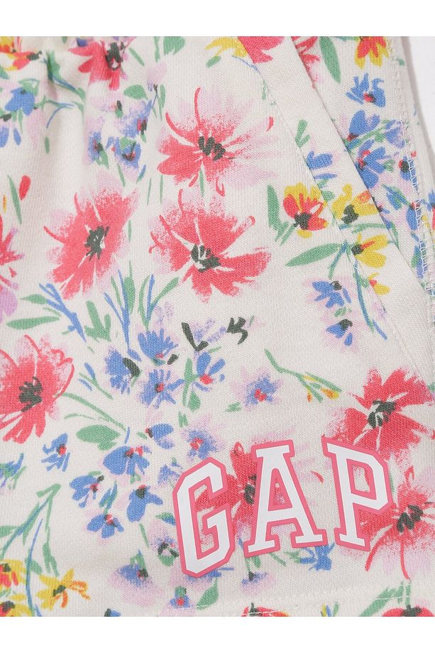 Kız Çocuk Çok Renkli Gap Logo Pull-On Şort - 3