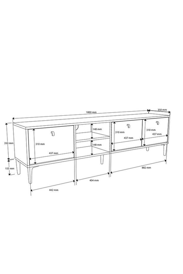 1362 Vision Tv Ünitesi Hat - Kaplan - Antrasit - 3
