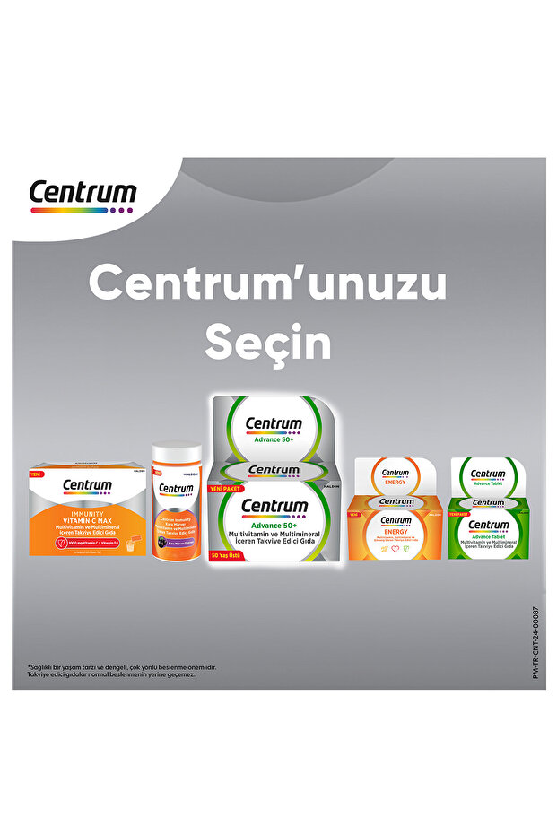 Advance 50 Plus Multivitamin 30 Tablet - 4