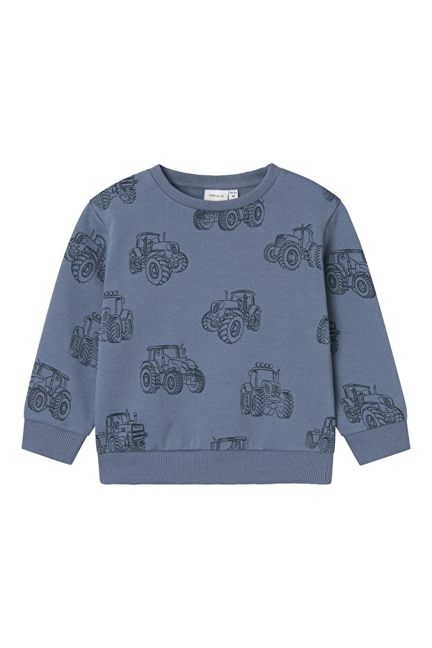 Nmmrator Nreg Sweat Bru - Gray 13236305