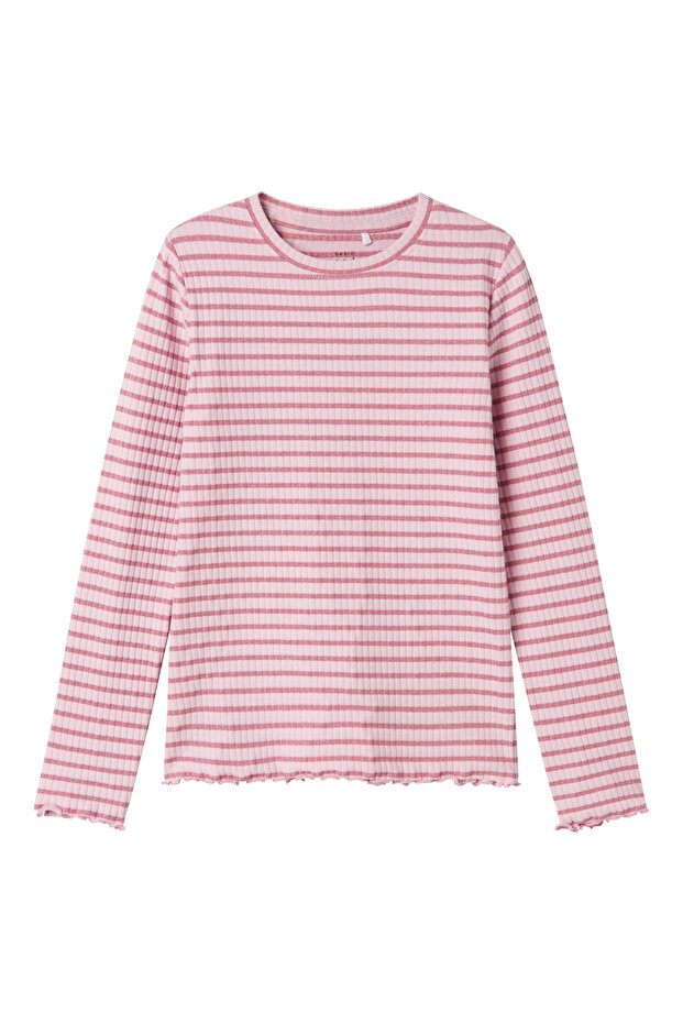 Nkfvemma Glitter Pink Slim Fit Top - 13235162