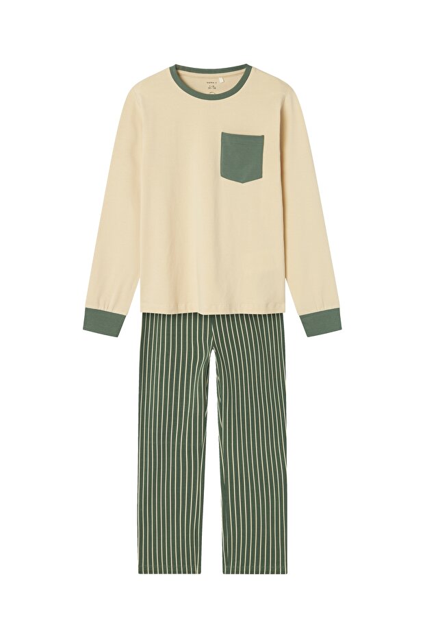 Name It Green Men's Pajama Set 13236080