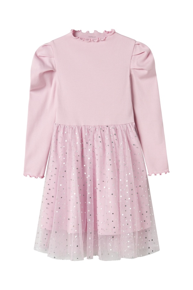 Nmfraya Pink Ls Dress - 13236044
