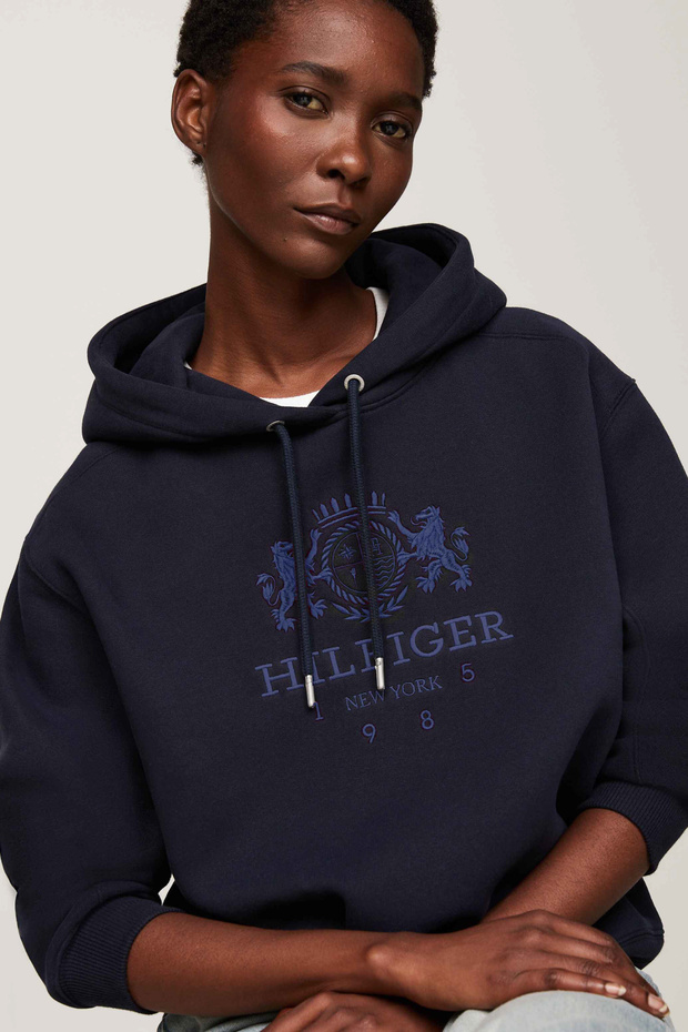 MDRN REG VARSITY CREST HOODIE - 4