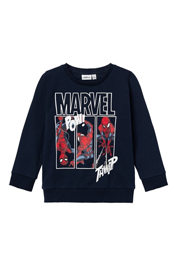 Nmmjessie Spiderman Sweat Unb - Noos Mar