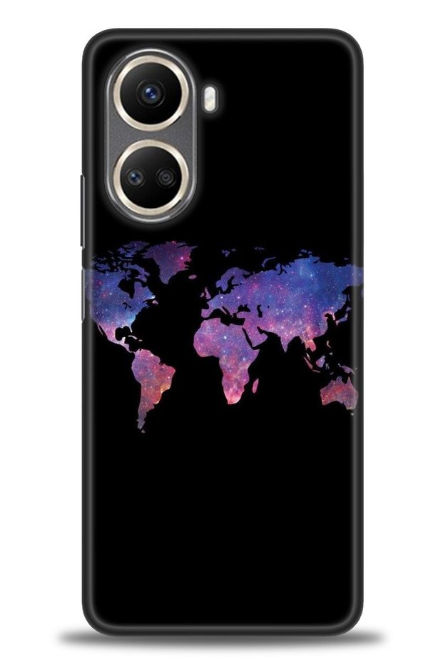 Case for Realme 10 4g Case Hd Printed Case-World Map + Full Screen Protector
