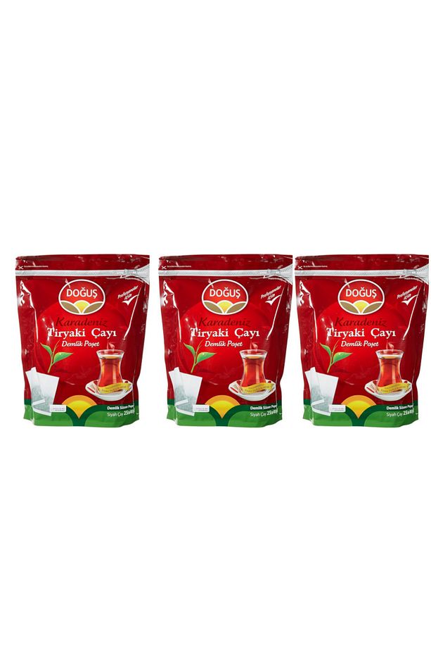 Doğuş Tiryaki Demlik Poşet Çay 25x40gr X 3 Adet - 1