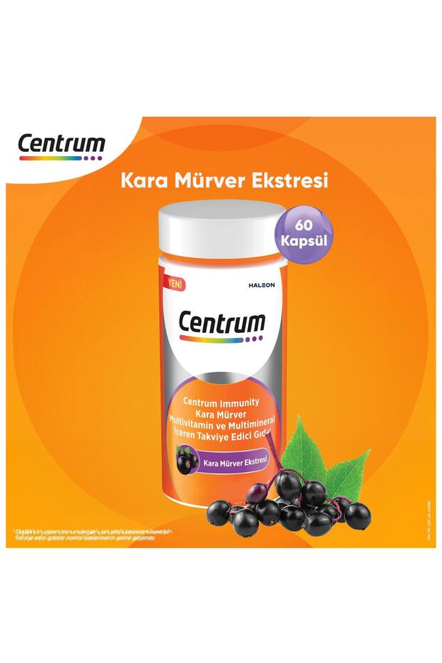 Immunity Kara Mürver Multivitamin 60 Kapsül - 1