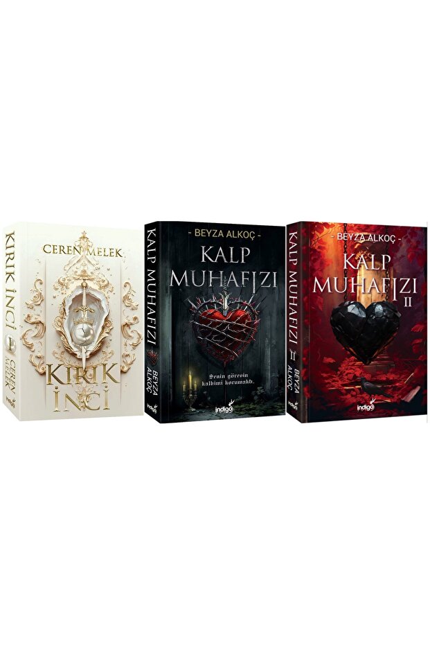 Kırık İnci</DNTCTMS> + Heart Guardian 1 + Kalp Muhafızı 2</DNTCTMS> Karton Kapak 3 'lü Set Ceren Melek