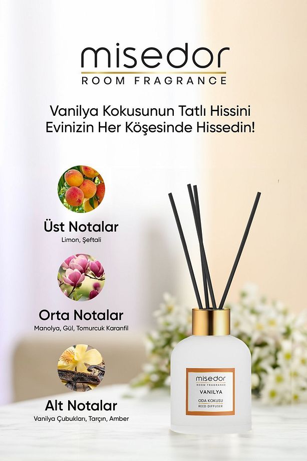 Vanilya Çubuklu Oda Kokusu 120 ml - 7