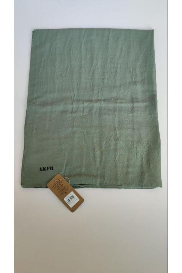 Mint Yeşili Bambu Kraş Şal - 6