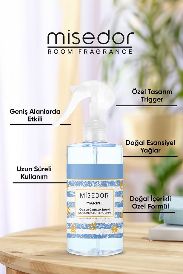 2 Li Set Marine Oda Kokusu Ve Çamaşır Parfümü 330 ml - 6