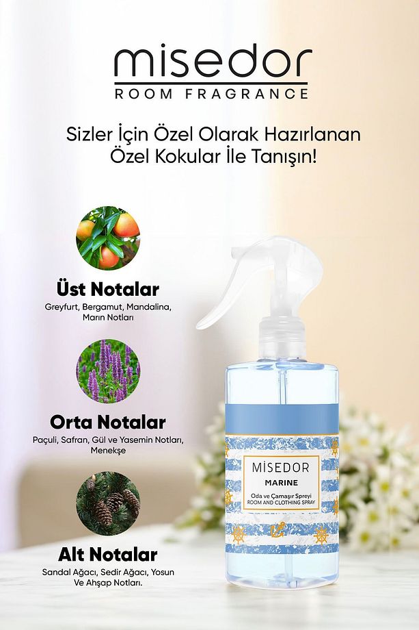 2 Li Set Marine Oda Kokusu Ve Çamaşır Parfümü 330 ml - 5